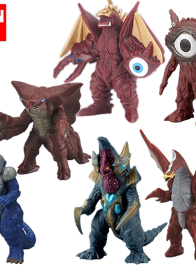 万代软胶怪兽法伊布王 哥尔赞 美尔巴 加恩Q 五帝兽 超级戈布人偶