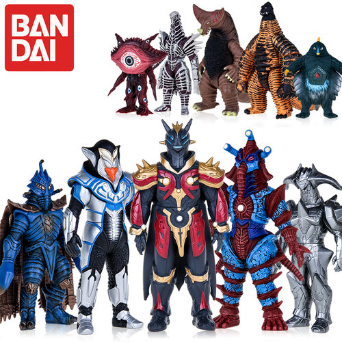 软胶怪兽系列手办摆件万代正版