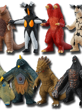 正版万代奥特曼软胶怪兽金古桥达达贝利亚艾雷王杰顿巴尔坦星人