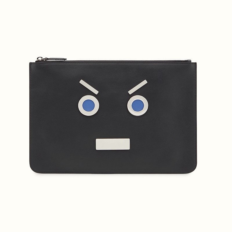 17пîFendi/·ÒµÏÄаü ±íÇéͼ°¸ºÚɫСţƤÊÖÄðü