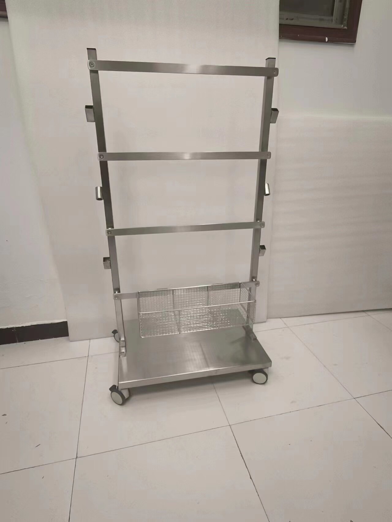 手术床配件手术器械车收纳架
