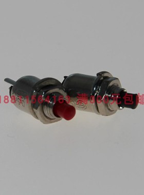 R13-81A常开圆形黑色按钮开关针脚无锁复位M5.2按通台湾新进SCI