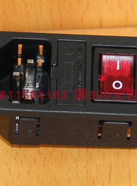 RLEIL电源插座卡式带红灯三合一插座开关保险一体RL10-1F 1.5