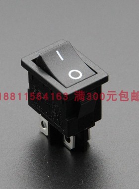 R13-73A黑色四脚双路两档小船型翘板乒乓开关台湾新进SCI原装正品