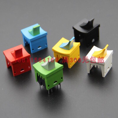 丹麦MEC钮子复位14*14黄边回弹开关15401+16552+165500+1655404