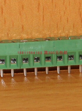 MB332-381直脚焊板式7位可组合绿色接线端子排台湾进联DECA