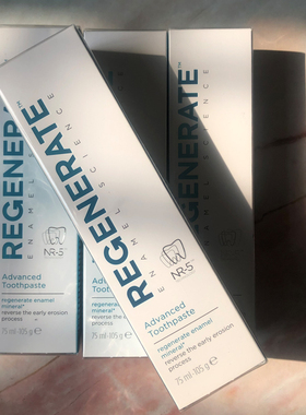 现货  Regenerate牙膏75ml 修复牙釉质 美白固齿 清洁护理 干刷