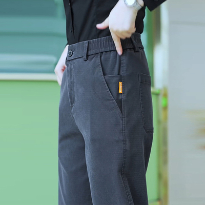 夏季薄款莱赛尔休闲裤男宽松直筒