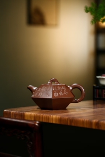 茗泽阁周尊严六方合斗宜兴紫砂壶名家大师纯全手工持壶照证书茶具