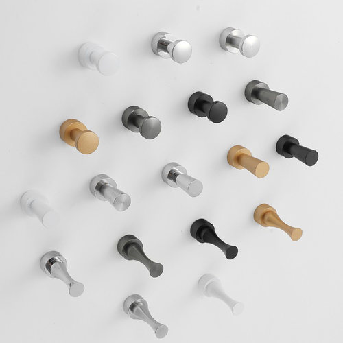 304不锈钢实心小挂钩打孔免打孔