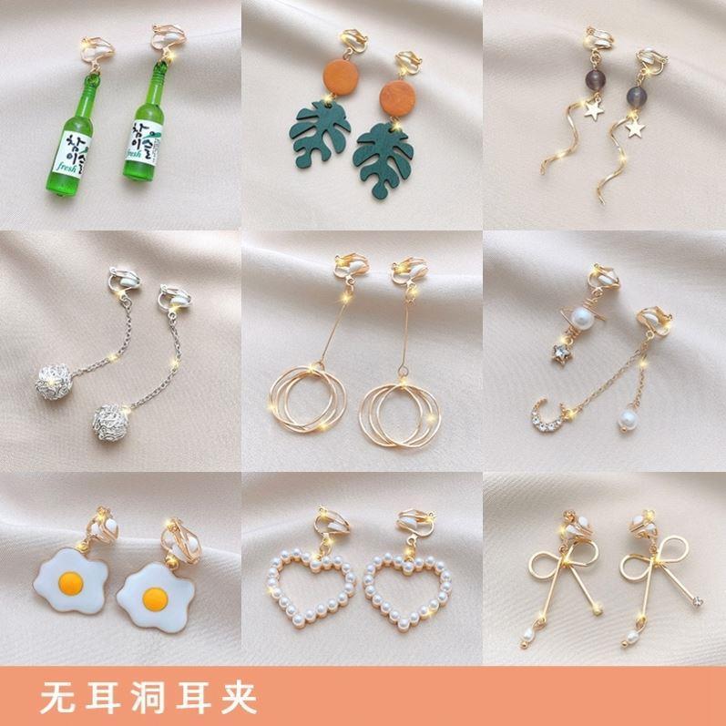 耳夹无耳洞女复古港味仙气森系
