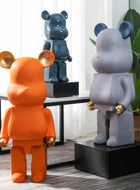 网红暴力熊轻奢风新居沙发旁摆件