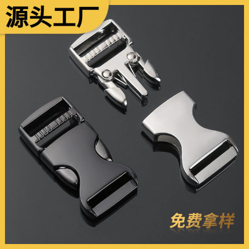 批发插扣服饰箱包快拆扣安全宠物插口背包书包织带锌合金金属卡扣
