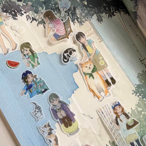 苹果爸爸分装文创新品我们的暑假2黑板应援2八八相簿和纸胶带