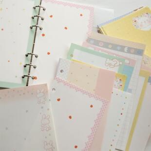 羡鸟文社vol.9 星星岛 手帐内页打孔可爱双面内页便签 盐系 可爱