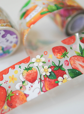 N1ng橙子手帐studio十七弹新款整卷文具果园手帐胶带素材离型贴纸