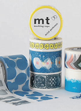 N1ng手帐日本MT和纸胶带皆川明和纸环黄蝴蝶单词接龙笑脸RUN