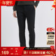厚绒西裤 古鲨黑色商务休闲西裤 男保暖直筒通勤长裤 2025冬季 新