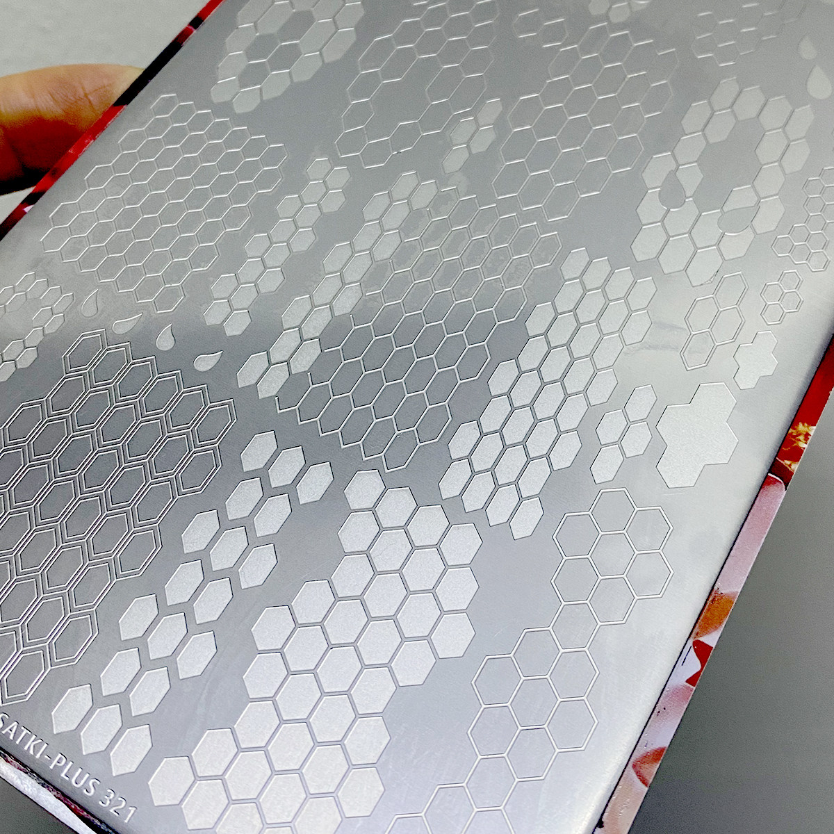 Nail Stamping Plate Series 231-400 Poetry Script - Product image 3