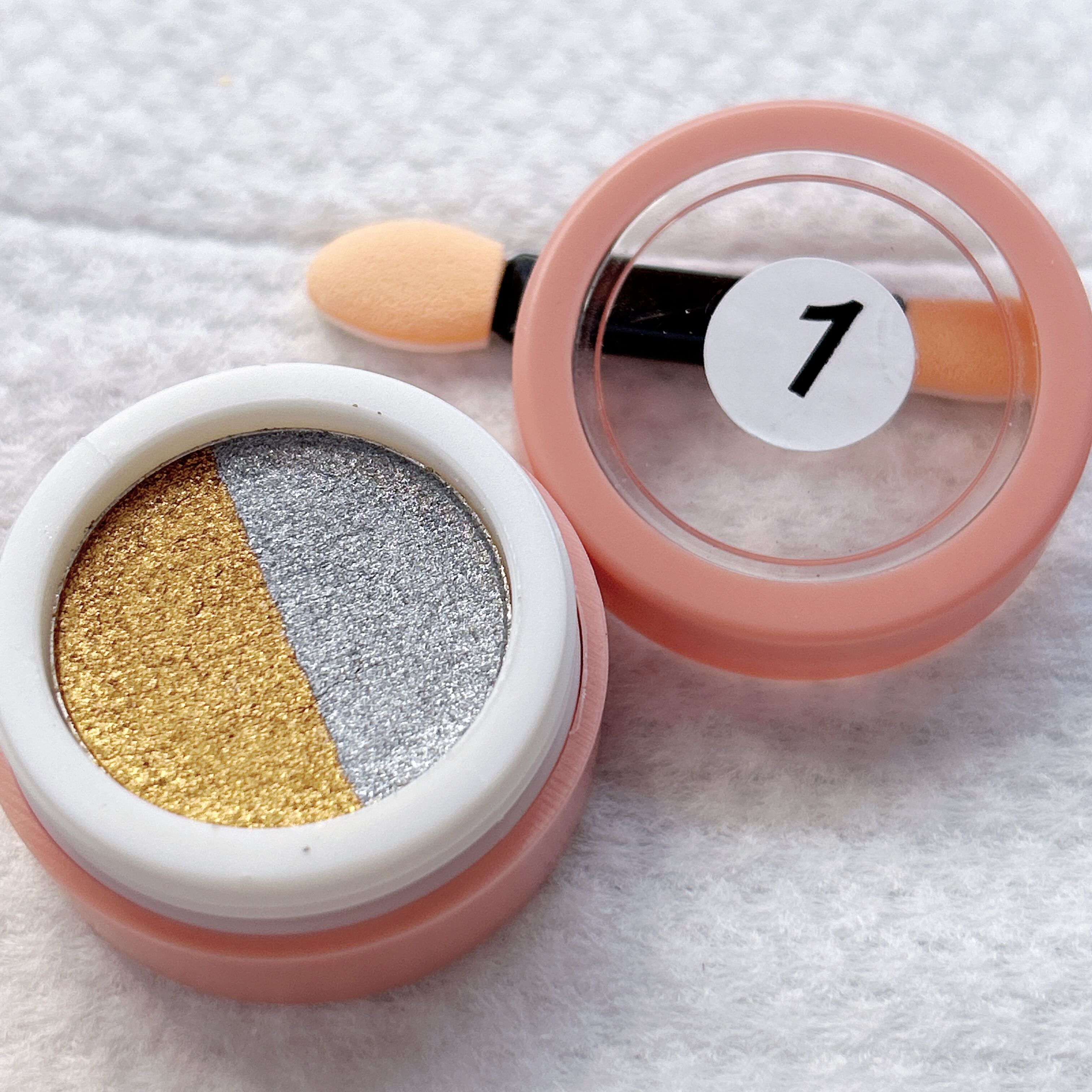 【8号车】双色固态魔镜粉美甲印花板用金属粉