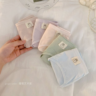 【5条】奶兔星球 A类婴儿棉少女可爱抗菌内裤女纯棉档女生套装