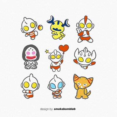 奥特曼ultraman组合儿童男孩怪兽防水持久纹身贴纸小图案手臂贴纸