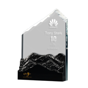 2026新款创意高档水晶奖杯定制高端大气年会优秀员工奖牌定做冠军