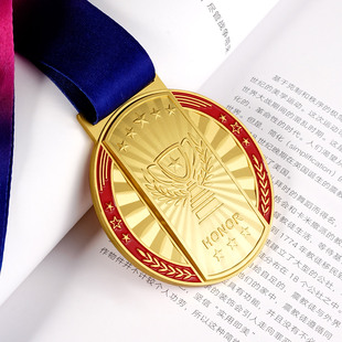 金属奖牌定制定做冠军挂牌马拉松篮球足球羽毛球运动会比赛奖章
