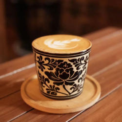 邯郸特产礼品磁州窑陶瓷茶杯咖啡杯纯手工剔刻浮雕中式茶杯伴手礼