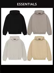 Ningbo Original Factory】Fog Kimi Essentials23Fw Hooded Sweatshirt Women's Casual Fleece Sweatshirt Men's Trendy