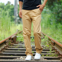 Autumn and winter thick men's pure cotton loose cargo pants, casual pants, long pants, men's work pants, straight-leg pants, large sizes, versatile thumbnail 3