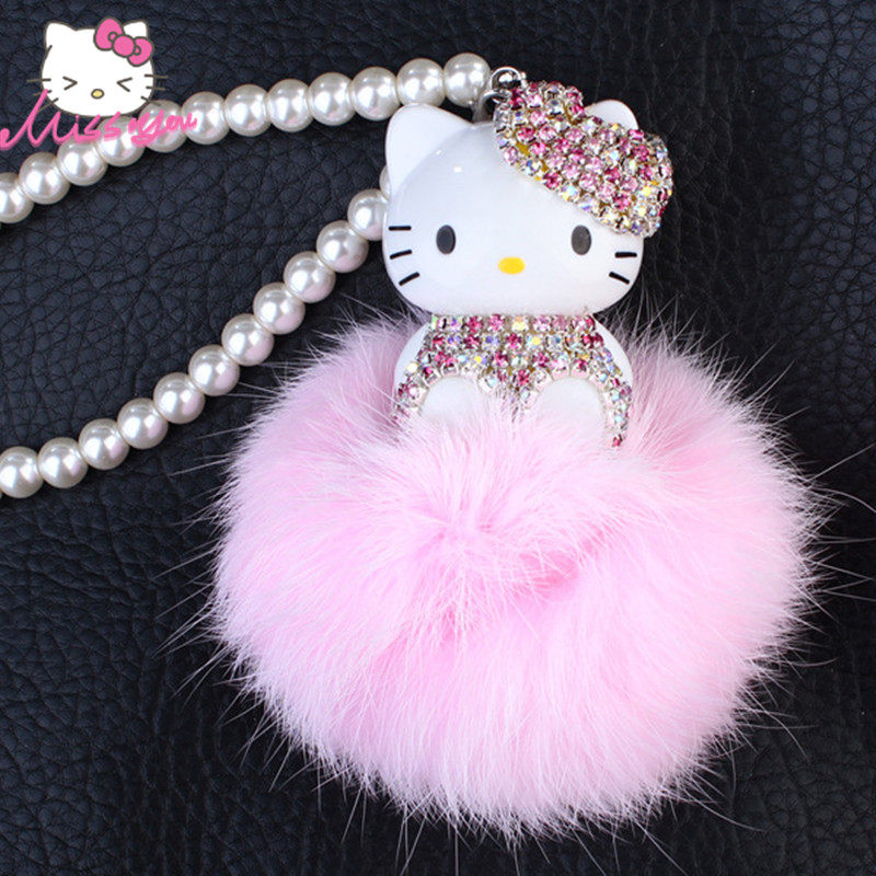 lady vehicle lovely Plush Ha myself KT Hello Kitty hellokitty Pink Bag Pendants ornament Pendantin the Accessories/Leather belt/Hat/Muffler , Shoes and bags/Belt Accessories , Bag Accessories , Bag pendant  category - from Buy2taobao.com to provide professional Taobao agent buy service