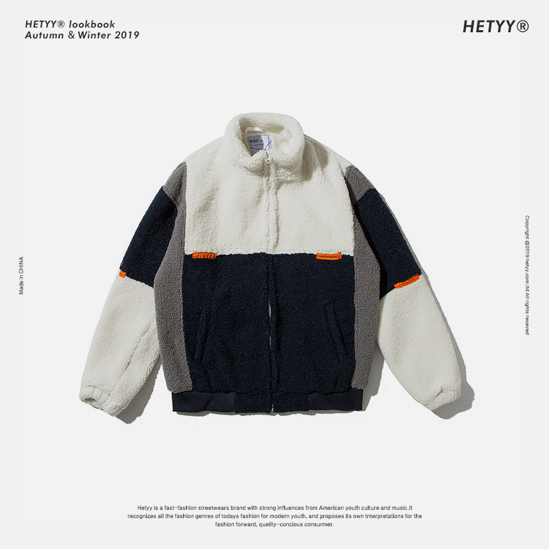 2020新款摇粒绒外套女潮加厚宽松工装短款羊羔毛羊羔颗粒绒棉衣冬