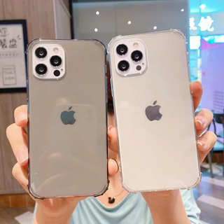 适于iphone13防摔气囊xs苹果14promax手机壳8plus透明12超11薄xr