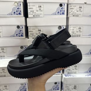 女休闲 超轻发泡撤柜断码 厚底真皮凉鞋 女夏季 透气夹趾增高沙滩鞋