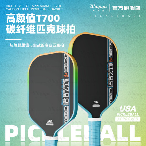 匹克球拍T700碳纤维匹克球全套官方旗舰店pickleball匹克球板球拍