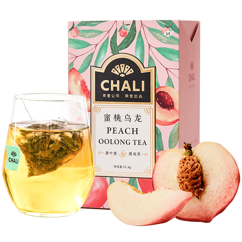 CHALI蜜桃乌龙茶白桃茶包