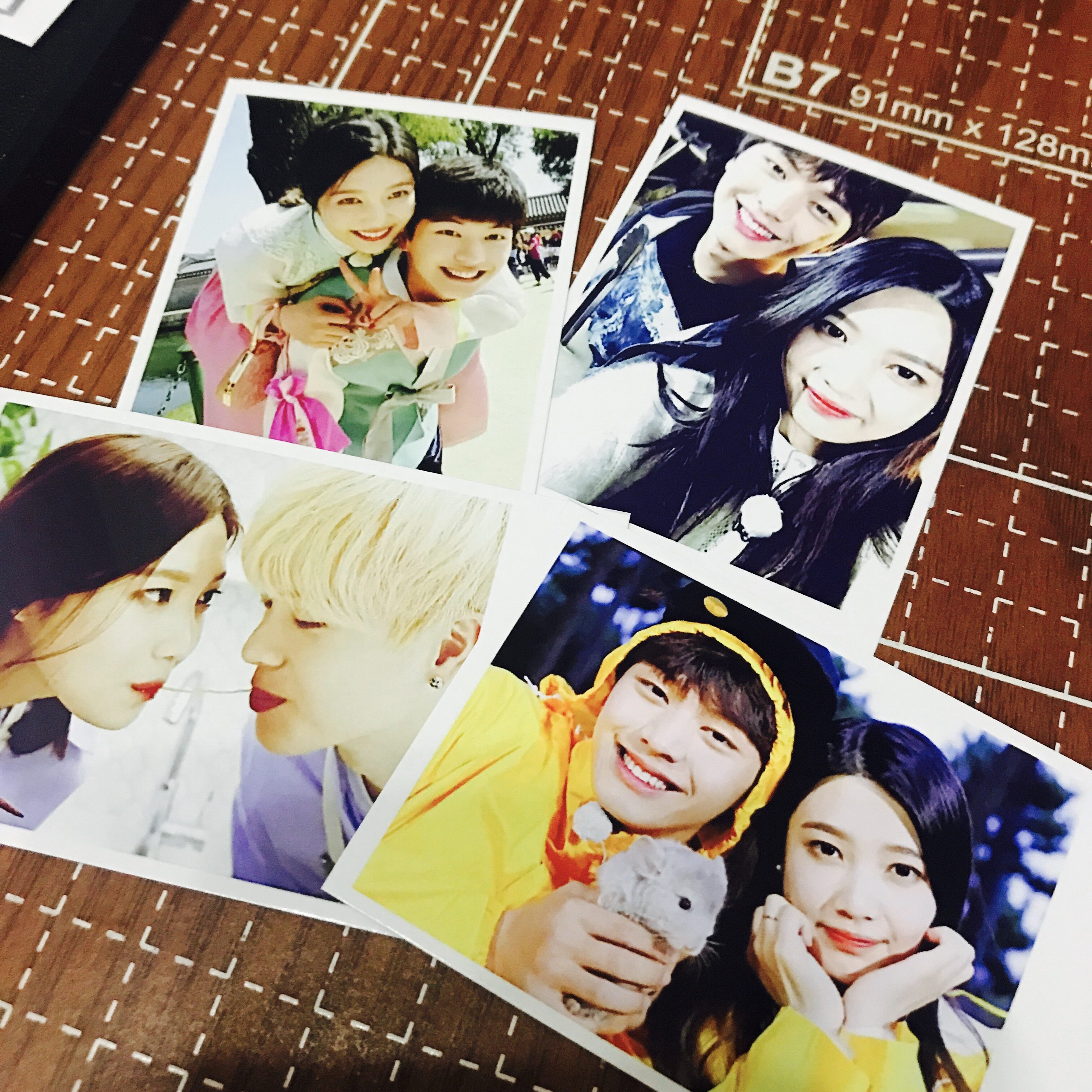 【我们结婚了】星宿夫妇btob陆星材redvelet朴秀荣joylomo卡片