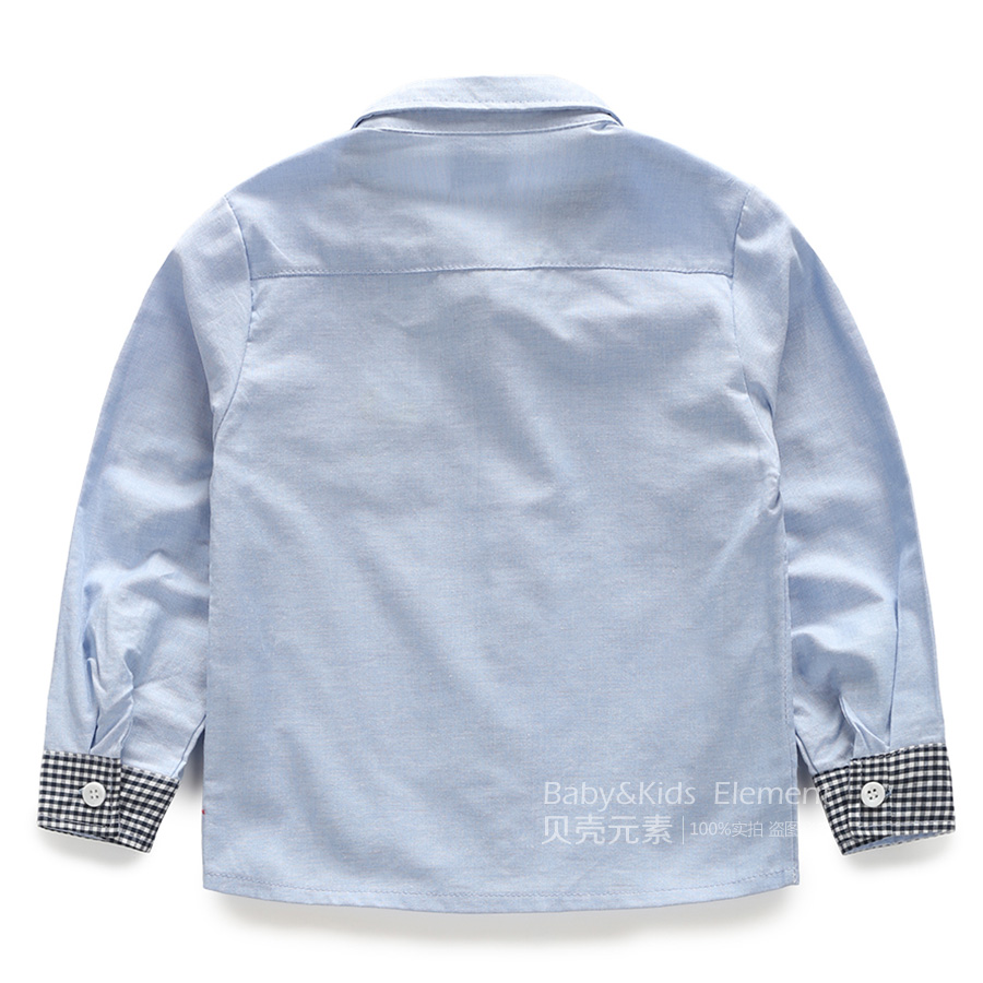 Chemise garcon à manche longue - Ref 2081941 Image 3