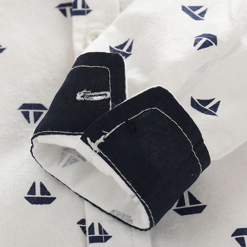 Chemise garcon à manche longue - Ref 2081913 Image 4