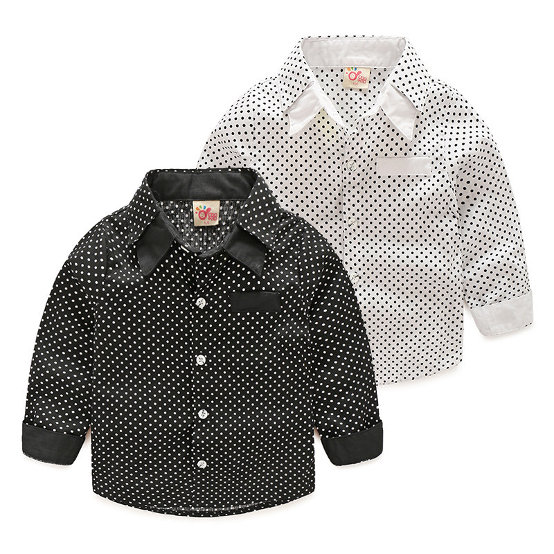 Chemise garcon à manche longue - Ref 2081936 Image 1