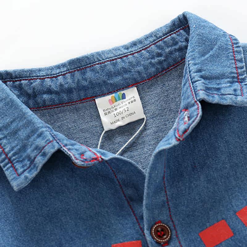 Chemise garcon à manche longue - Ref 2081896 Image 3