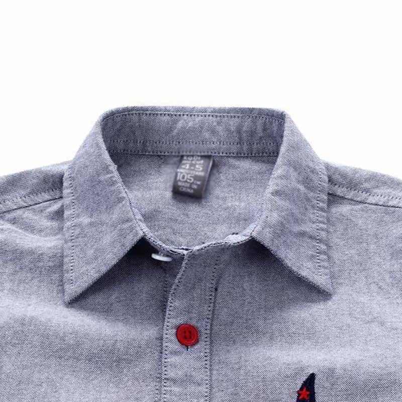 Chemise garcon à manche longue - Ref 2081902 Image 4