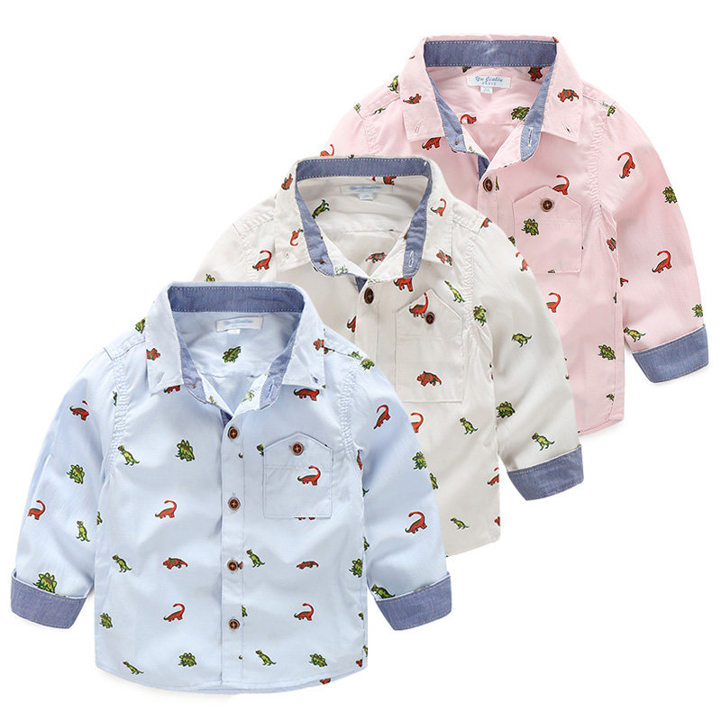 Chemise garcon à manche longue - Ref 2081942 Image 1