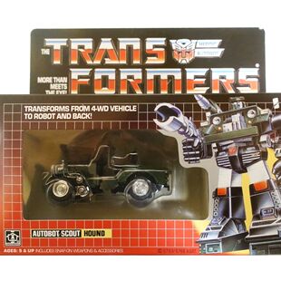 吉普车 探长 动画1984 全新未拆封盒装 变形玩具金刚 包邮