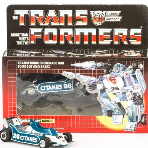 变形玩具金刚 G1 蓝色 原色 幻影 动画1984 全新未拆封盒装 包邮