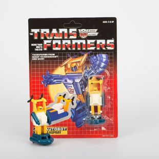 变形玩具金刚 G1 浪花 士兵级 动画1984 霸天虎全新未拆封卡板