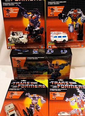 变形玩具金刚 G1 动画1984 守护神 组合合体 单个装全新未拆封