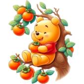 可爱小熊维尼贴纸海报防水贴画客厅卧室门窗装 饰贴冰箱门贴车身贴