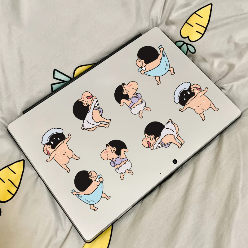 卡通可爱贴纸行李箱旅行箱笔记本电脑电动车头盔水杯iPad贴画防水